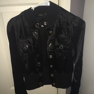Black cropped Jacket